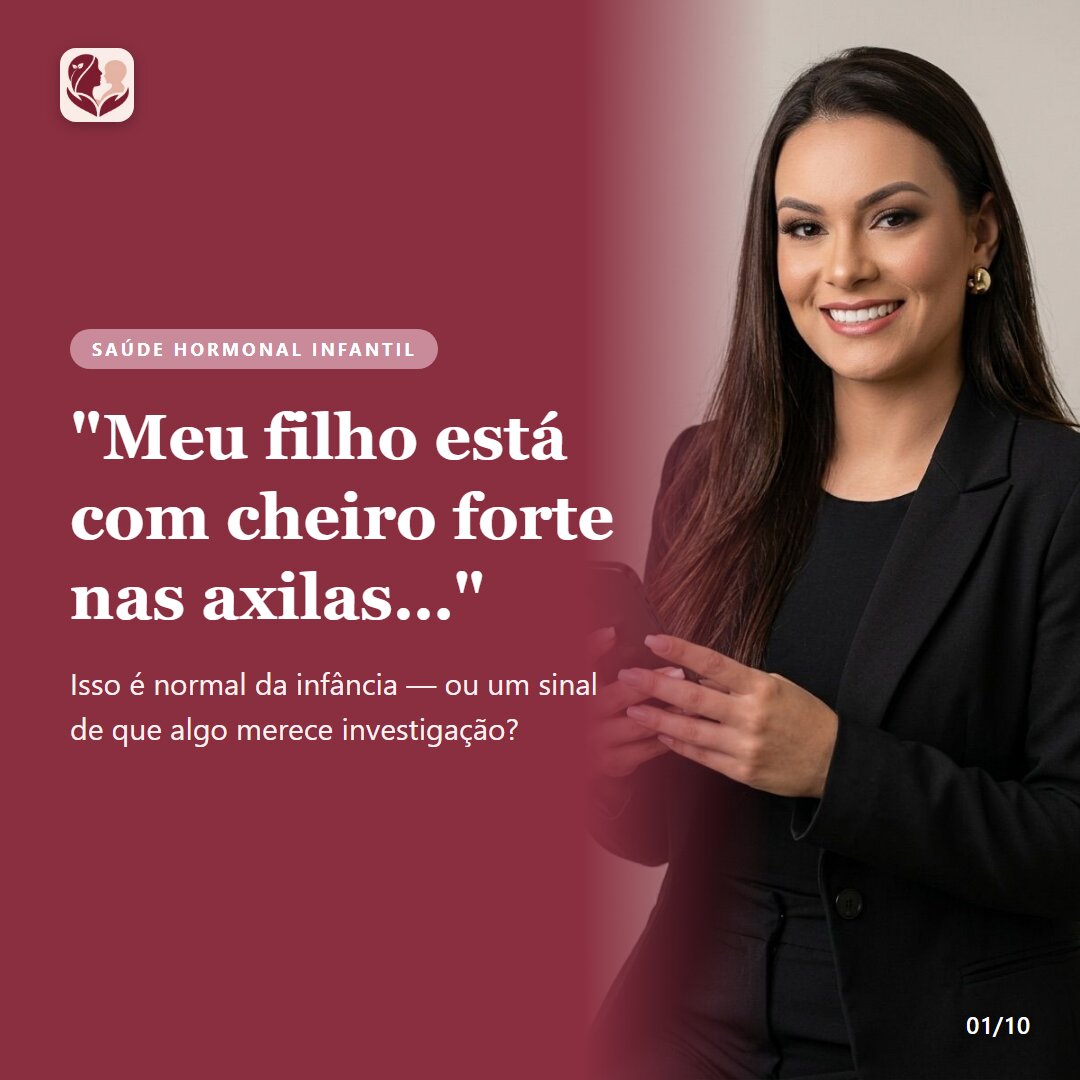 “Cheiro forte nas axilas”