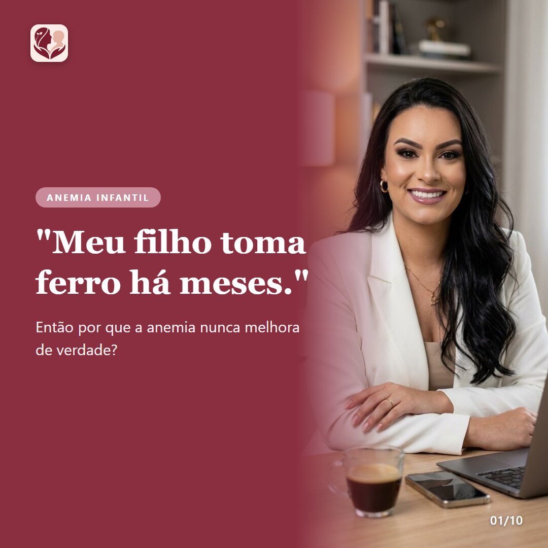 “Toma ferro há meses...”
